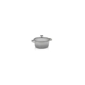 Kela Lonac od lijevanog željeza s poklopcem KL-12605 Lonac od lijevanog željeza s poklopcem Calido 21 cm svijetlo siva