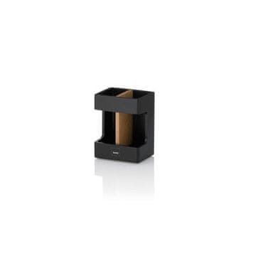 Kela Držač za četkice za zube KL-23688 Cube polyresin black