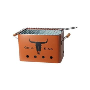 ProGarden Prijenosni roštilj KO-C83000140 charcoal grill GRILL KING 43 x 20 cm brick