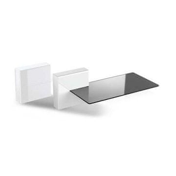 Meliconi Poklopac kabela 480522 WH, GHOST CUBE Shelf cable organizer, 1x shelf, 2x cube