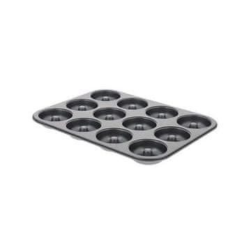 de Buyer Posuda za pečenje 4712.12, for mini savarins or donuts, 12 pcs, non-stick surface, 34.3 x 26.2 x 2.2 cm, dimensions 12 x 7 cm