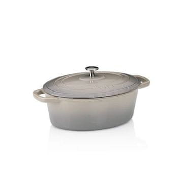 Kela Tava KL-12859 lijevano željezo s poklopcem CALIDO 29x23x11cm siva