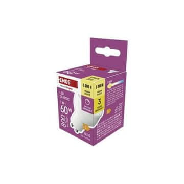 EMOS LED žarulja ZQ8E42S Classic MR16 / GU10 / 7 W (60 W) / 800 lm / toplo bijela / kontinuirano prigušivanje