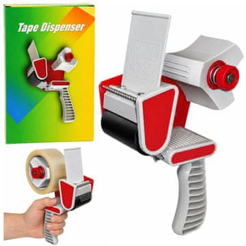 slomart Ljepljiva traka za pakiranje, ručni dispenzer s zatezačem, širina 50 mm