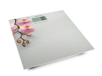 WAGA Esperanza ORCHID EBS010 digitalna kupaonska vaga, 180kg, staklena