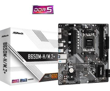 slomart ASRock B650M-H/M.2+ matična ploča AM5 mATX