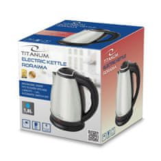 slomart Titanum TKK102X električni kuhalo za vodu, 1.8L, 1800W, inox