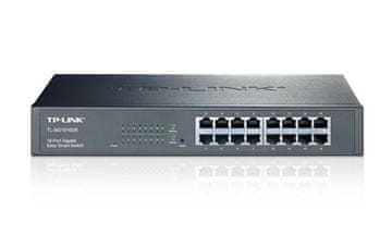 slomart TP-Link TL-SG1016DE mrežni prekidač, 16xGbE, L2 Managed
