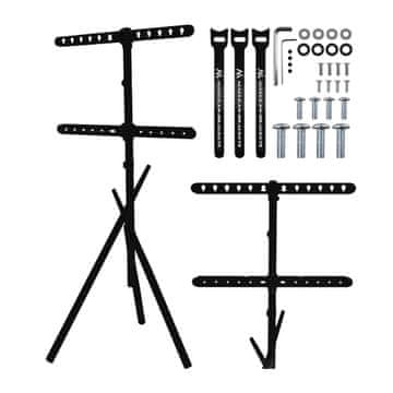 slomart Maclean MC-182 B podni stalak za TV, crni