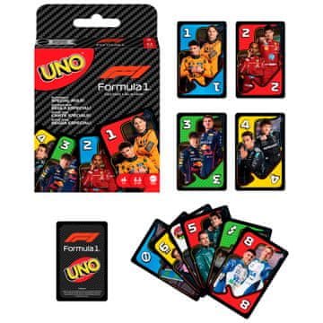 Mattel UNO Formula 1 društvena igra s kartama (JMF10)