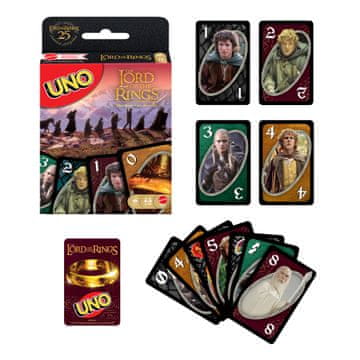 Mattel UNO Gospodar prstenova društvena igra s kartama (JMF13)