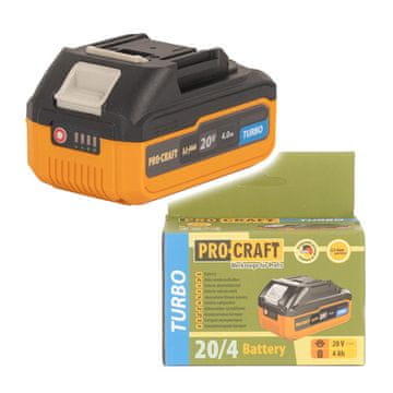 Procraft Akumulatorska baterija 20/4 Turbo