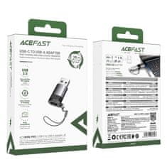 AceFast Acefast J8 USB-C na USB-A adapter - sivi