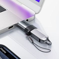 AceFast Acefast J8 USB-C na USB-A adapter - sivi