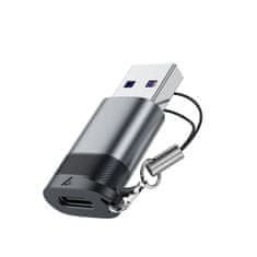AceFast Acefast J8 USB-C na USB-A adapter - sivi