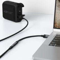 AceFast Acefast J13 USB-A na 3.5mm mini jack adapter, crni