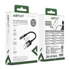 AceFast Acefast J13 USB-A na 3.5mm mini jack adapter, crni