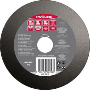 slomart Proline - Kutna brusna ploča, sitni zubi, tip B, 125mm