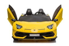 AUTONA LEAN CARS Lamborghini Aventador SX2028 auto na akumulator, žuti