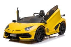 AUTONA LEAN CARS Lamborghini Aventador SX2028 auto na akumulator, žuti