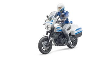 Ducati BRUDER Scrambler Ducati motocikl s policajcem, 1:16
