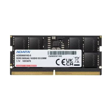 slomart ADATA Premier DDR5 5600MHz 16GB SO-DIMM RAM modul