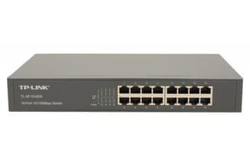 Switch TP-Link TL-SF1016DS mrežni prekidač L2 16x10/100Mbps, crni