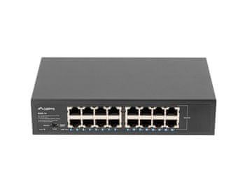 Switch Lanberg RSGE-16 mrežni prekidač, 16x1GB Gigabit Ethernet, Rack 19"