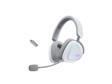 ASUS Slušalice ASUS ROG Delta II, Wireless, Bluetooth, bijele