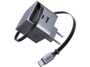 Ugreen Uvlačivi punjač, 45 W, USB-C (65822)