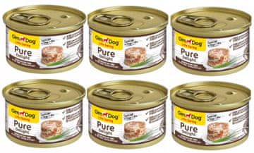 GimDog | Little Darling Pure Delight | Konzerva od 85 g - Piletina i govedina 6 x 85 g