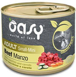 Oasy | Bez žitarica | Odrasli 200 g - Odrasli S/Mini - Govedina 200 g