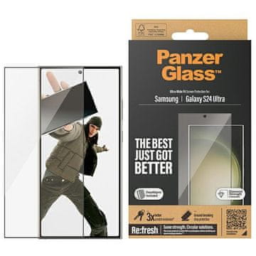 PanzerGlass Szkło hartowane do Galaxy S24 Ultra - 9H, full cover Aplikator