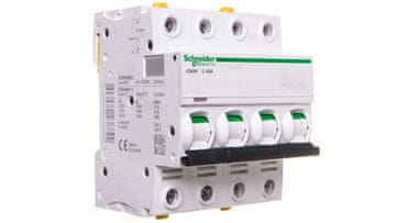 Schneider Automatski osigurač 4P C 40A 10kA AC iC60H-C40-4 Acti9 A9F07440