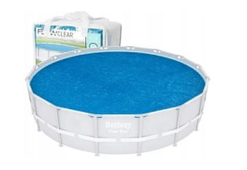 Bestway Solarni pokrov za bazen s okvirom 462 cm #58253