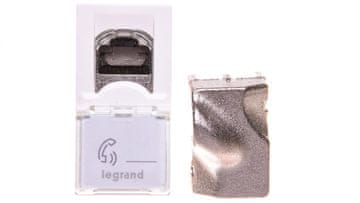 LEGRAND Mosaic utičnica za jedno računalo RJ45 Cat.6 STP bijela 076563