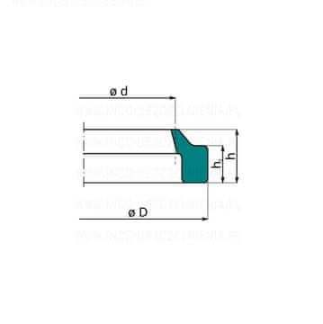Prsten za struganje Z 25x33x5/7 PU