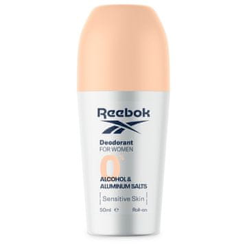Reebok Alcohol&Aluminum Salts Sensitive Skin antiperspirant u roli - ženski 50 ml