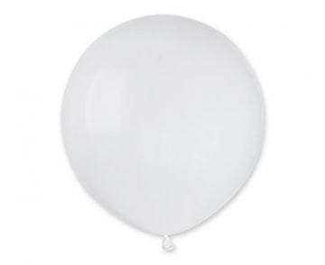 Gemar bijeli pastelni lateks baloni 48 cm 25 kom.