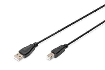 Digitus Kabel za pisač digitus usb 2.0 a/m - b/m, 1m, crni