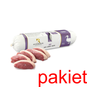 BE 6 x Patka s pastrvom i borovnicama | dvostruke rolice (2x400g) | mokra hrana za pse |