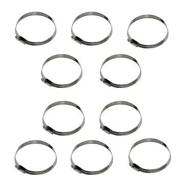 Set pužnih stezaljki W2 Ø70-90 mm, širine 12 mm 10 kom - nehrđajući čelik