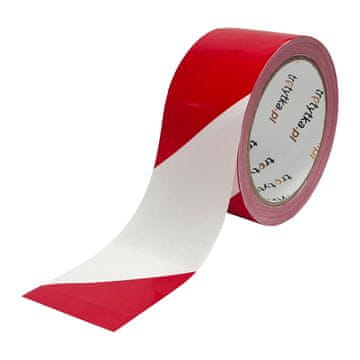 Upozoravajuća traka - neljepljiva, 48 mm x 50 m, 1 komad, crvena/bijela