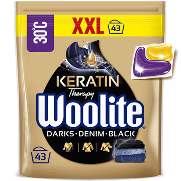 Woolite kapsule crne, tamne boje i traperice s keratinom 43 kom