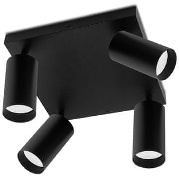 LUMILED Stropna svjetiljka Plafond Spot Tube Reflector Halogena svjetiljka 4x GU10 ploča lumiled