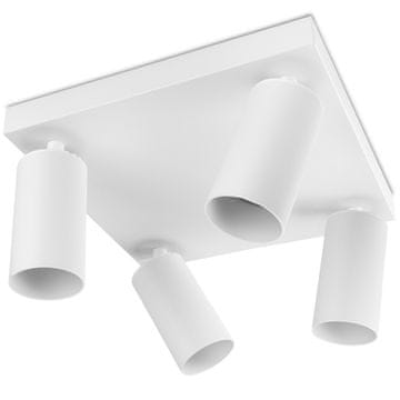 LUMILED Stropna svjetiljka Plafond Spot Tube Reflector Halogena svjetiljka 4x GU10 ploča lumiled