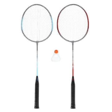 NILS NRZ002 čelični / badminton set od 2 reketa + Nilsova loptica