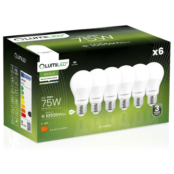 LUMILED 10x LED žarulja E14 reflektor R50 6W = 60W 540lm 3000K Topla temperatura 120°