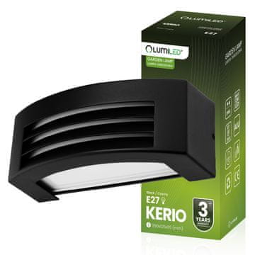LUMILED Vanjska vrtna svjetiljka E27 LED fasadna zidna svjetiljka IP54 Kerio Lumiled
