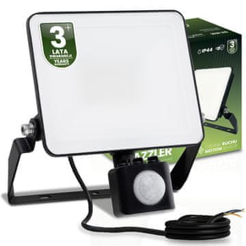 LUMILED LED reflektor Azzler 20W 2400lm 4000K IP44 Vanjska halogena žarulja sa senzorom pokreta Crna Lumiled